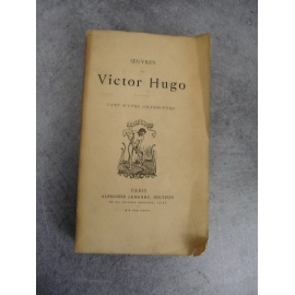 Victor Hugo précieuses éditions Lemerre L'art d'etre grand père 1881 Edité du vivant de Hugo.