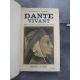 Papini Giovanni Dante vivant bon exemplaire bien relié Grasset 1934 la divine comédie biographie