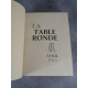 La table ronde 1945 Proust Faulkner Maillol Braque reliure maroquin à bandes et papier main. Bel exemplaire