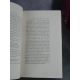 Gresset Poésies choisies Quantin 1883 tirage à petit nombre Bon exemplaire