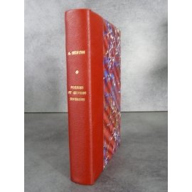 Bertin Poésies et œuvres diverses Quantin 1879 tirage à petit nombre Bon exemplaire